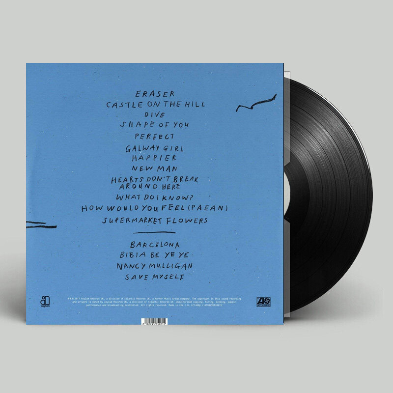 original genuine ed sheeran divide △ 2lp vinyl phonograph