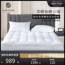 Downland goose feather padded down mattress mattress tatami mat renting room special pad mattress