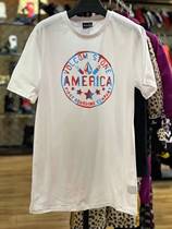 Anshan speed 50% discount American diamond Volcom short-sleeved T-shirt vest art painting men and women couples