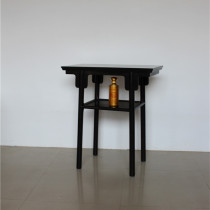 Purple sandalwood East African black rosewood chuck tenon with drawer board small flat head case small wine table several cases through the eye recorded the same paragraph