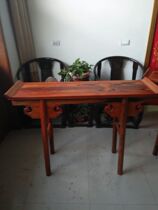 The case of Wang Shixiangs Ming-style furniture white acid branches case with teething case and table for table