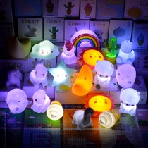 Creative enamel small night light Mini children sleep filling baby baby feeding nursing eye bedroom headboard table lamp
