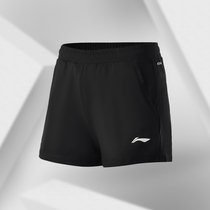 Li Ning sports leisure light loose ins training series women reflective handsome cool short pants AKSR234