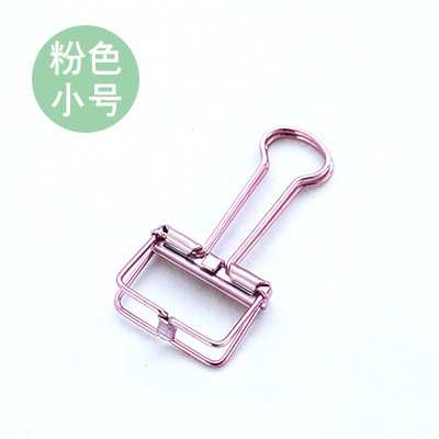 hollow clip stationery metal long tail clip large cute small phoenix tail clip fixed file test paper dovetail clip