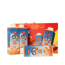 Chengde almond Dew long Dew stone grinding almond milk wild almond Lulu plant protein beverage 650ml * 5 gift box