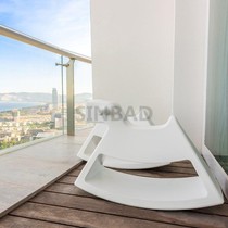 Fiberglass leisure chair Trojan horse seat childrens stool creative shape stool outdoor shopping mall playground rocking chair