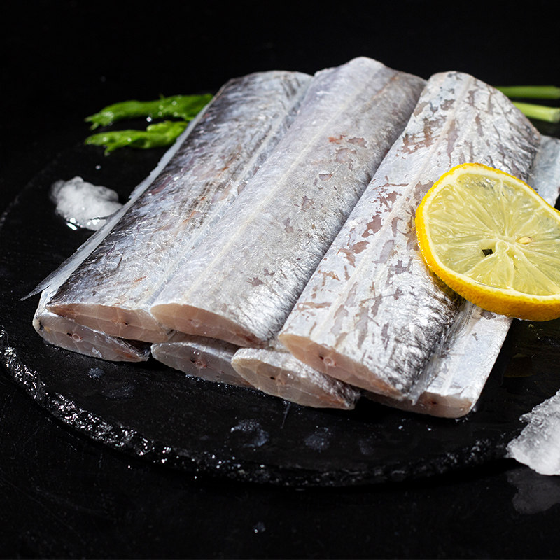 带鱼新鲜冷冻特级带鱼段袋装整箱大号东海小眼刀鱼中段500g