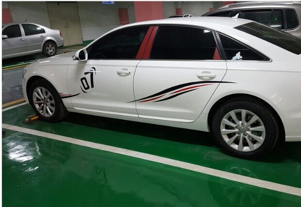 包邮线条车贴 宝马3系5系汽车贴纸 奥迪本田大众起亚拉花划痕