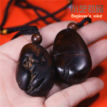 Small art first product lightning strike jujube pendant water drop pebble type Taoist jewelry lady child baby carry pendant