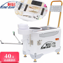 Hengguans new ultra-light and super-hard fishing box thickened multi-function table fishing box can store floats 36 liters extended lifting feet