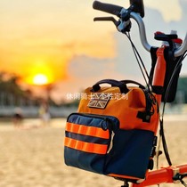 BROMPTON Riding Bag Small Bumpton New Mini-Bag Retro Head Bag Car First Bag Rider Casual Commuter Bag