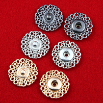 Metal hidden button high-end coat snap button large cashmere woolen top female invisible clothes button button mother button