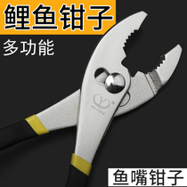 Carp pliers Multi-function auto repair fish mouth pliers Fish mouth pliers Large mouth car repair fish tail pliers Screw pliers 6 inch 8 inch
