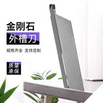 Diamond car knife PCD cut off cutting groove knife bar number control cutter gold steel stone knife aluminum piece copper piece 2MM 3MM etc.