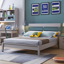 Nordic childrens bed Boy full solid wood teen bed Child single bed 1 5M Child girl Princess bed 1 2M