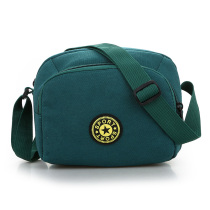 New Korean style middle-aged womens bag casual Oxford cloth bag shoulder crossbody mini small bag canvas fashion mobile phone bag