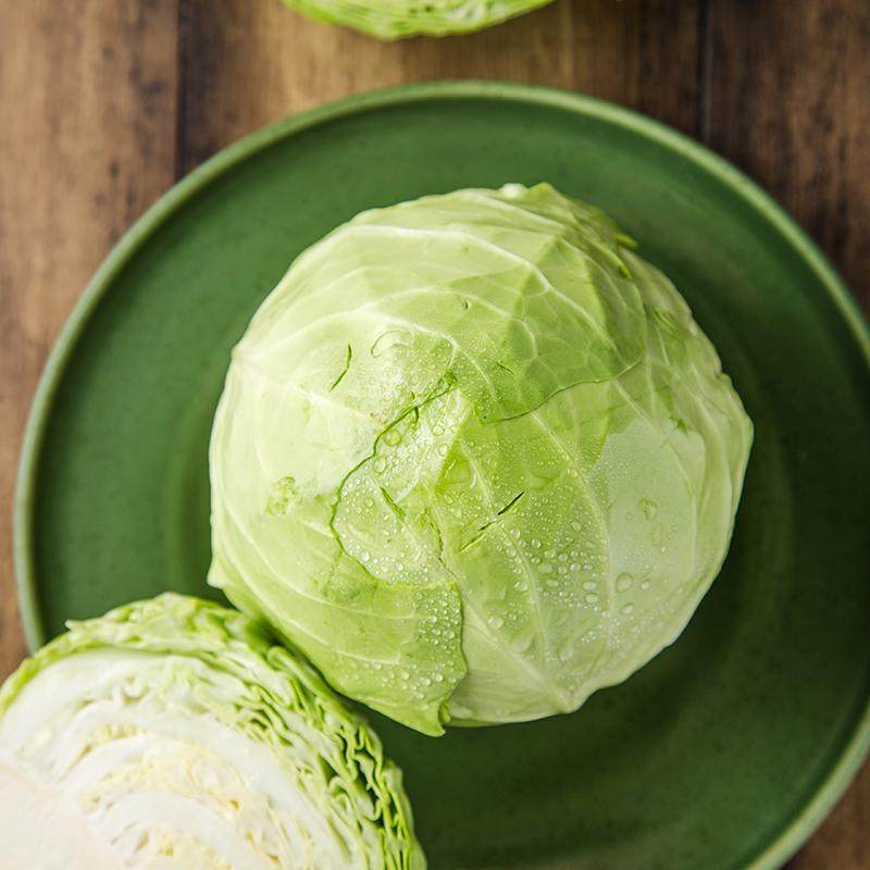 密云本地卷心菜 菜头 圆白菜 包菜 新鲜 无农药 一个有菜的味道