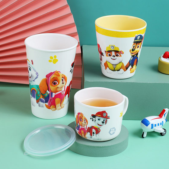 Hill Wangwang Team Children 's Water Cup Cuil Cup Hanning Cup과 멜라민 드롭 저항성 음식 등급 초등학교 학생 만화 컵 Hill Wangwang Team Children 's Water Cup Cuil Cup Hanning Cup과 멜라민 드롭 저항성 음식 등급 초등학교 학생 만화 컵