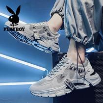 Flowers Playboy Men Shoes 2022 New Daddy Shoes Summer Breathable Mesh Surface Sports Casual Nets Red Ins Tide Shoes