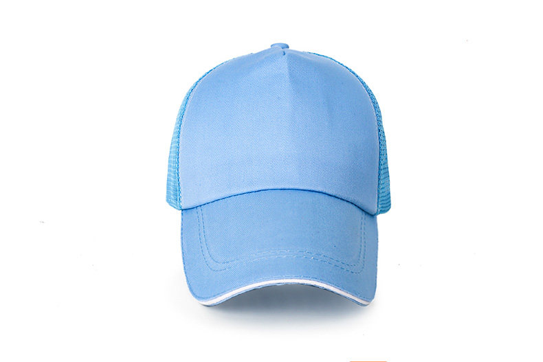 纱网帽餐饮棒球帽工作鸭舌帽义工帽子太阳帽团队logo绣字