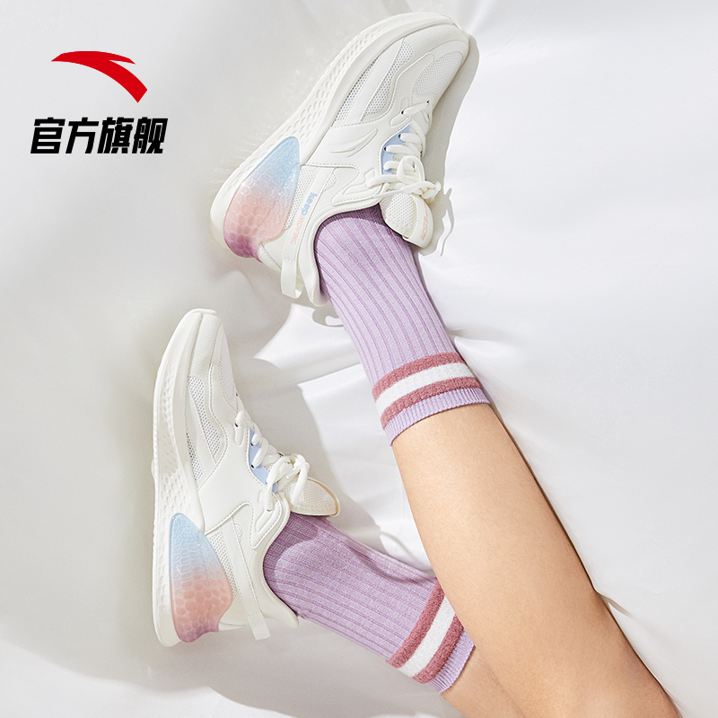 安踏C37度软跑鞋女鞋休闲运动鞋女-时时淘