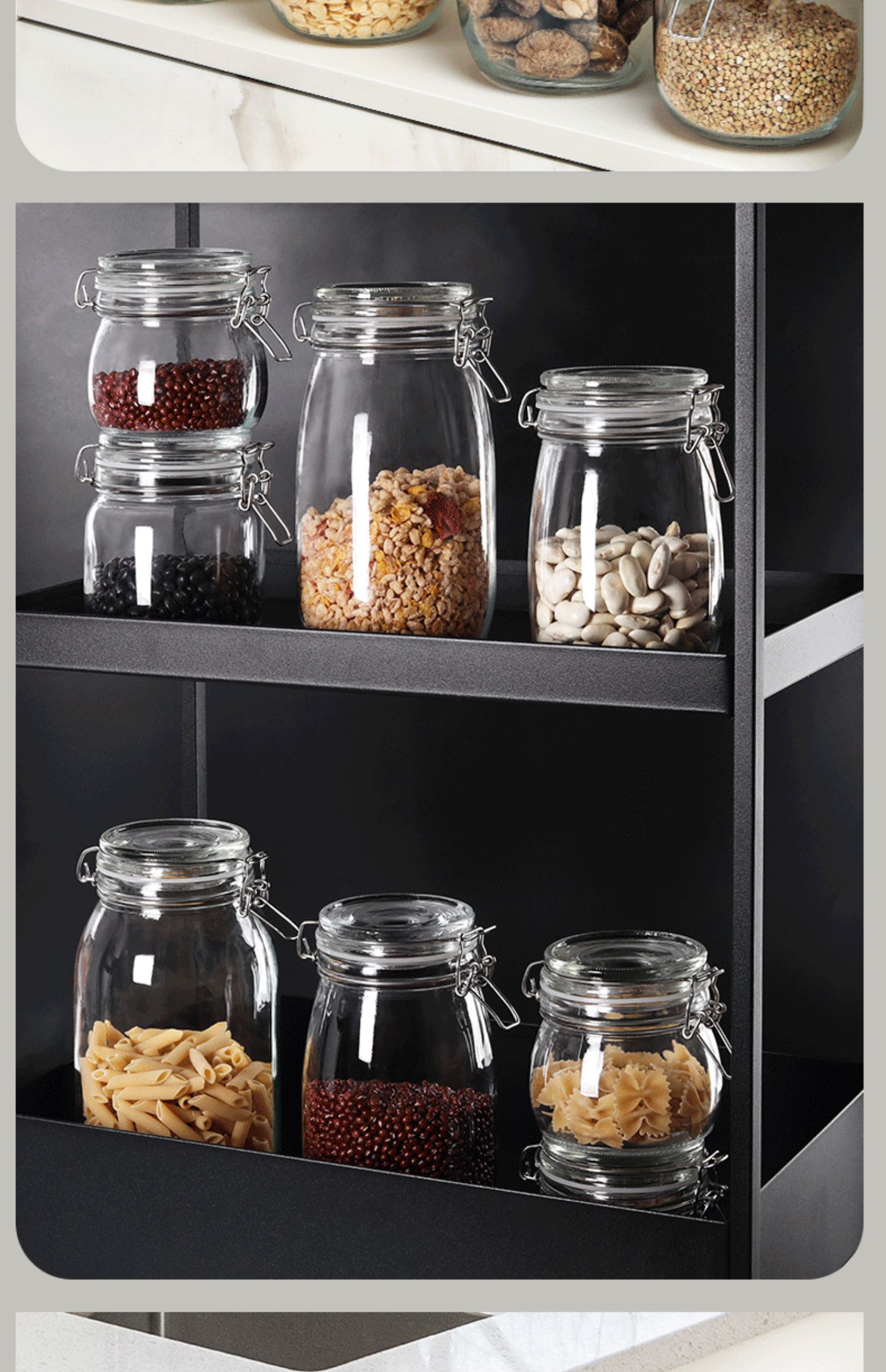 玻璃密封罐食品级瓶子家用杂粮储物罐零食收纳蜂蜜瓶柠檬泡菜罐子