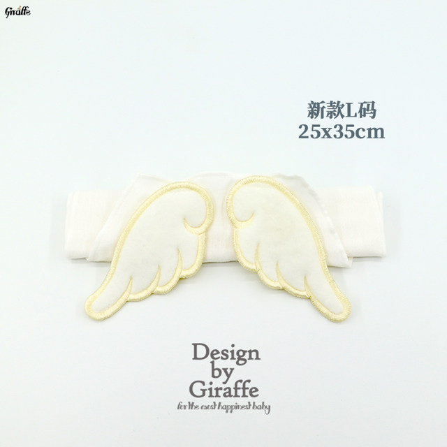 Infant angel wings sweat-absorbent towel pure cotton four-layer gauze baby pad sling child sweat towel breathable newborn