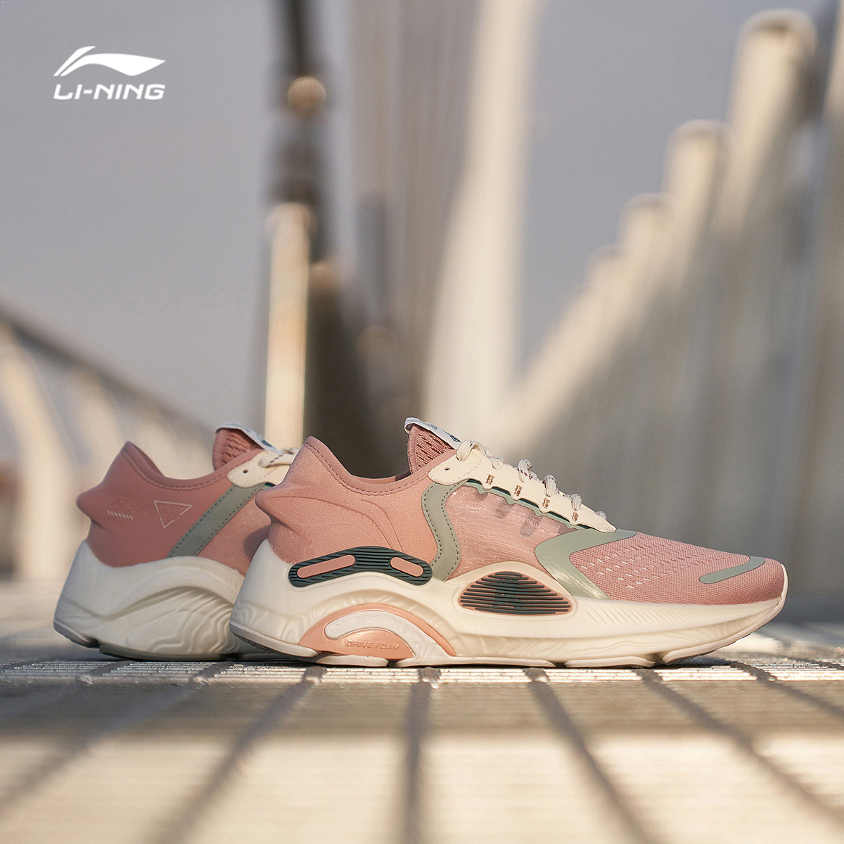 李宁跑步鞋女鞋2020新款岚plus女士跑鞋鞋子低帮运动鞋