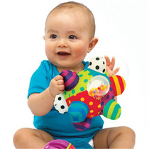 Exported to the United States Colorful Fun Rattle Hand Grabbing Ball Exploding Ball Puzzle Feeling Cloth Ball Baby Toy