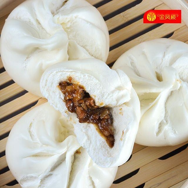 6个金凤楼手工蜜汁大叉烧包