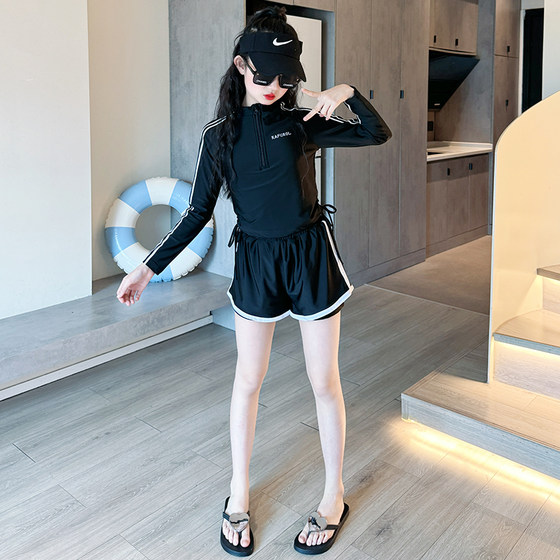 Girls swimsuit 2025 new children's high-value split swimsuit 12-year-old girl's long-sleeved quick-drying swimsuit 10
Girls swimsuit 2025 new children's high-value split swimsuit 12-year-old girl's long-sleeved quick-drying swimsuit 10