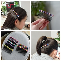 Childrens baby hair jewelry fresh small flower hair comb parent-child comb broken hair fixed hair card pressure hair headgear