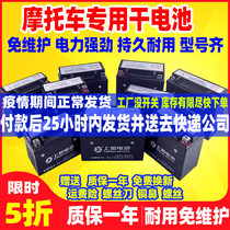 Upper Bony Motorcycle Battery Cell 12V Universal Dry Battery free of maintenance storage battery 9A 125 scooter 7A knight car