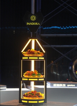 Multifunction Fruit Tray Bar Out items Luminous Wine Seat Luminous Fruits Pan Fruit Pan Single Layer Fruit Tray