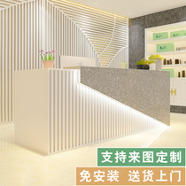 Creative fashion light belt company Reception desk Light luxury shop Nail shop Beauty salon Bar cashier Piano shop