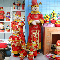 Spring Festival New Years New Years Eve Gods Lordship Shopping Mall Pile Heads Swing Pieces Small Hanging Accessories Shop Windows Decorate Outdoor Scene Arrangement Supplies