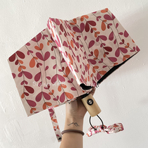 3fter triple color cordiumbrella woman fully automatic clear and rain dual-use umbrella port Wind-proof sunscreen sun umbrella Umbrella