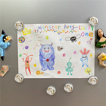 Cute animal series ~ crystal magnetic refrigerator stickers creative refrigerator decorative stickers