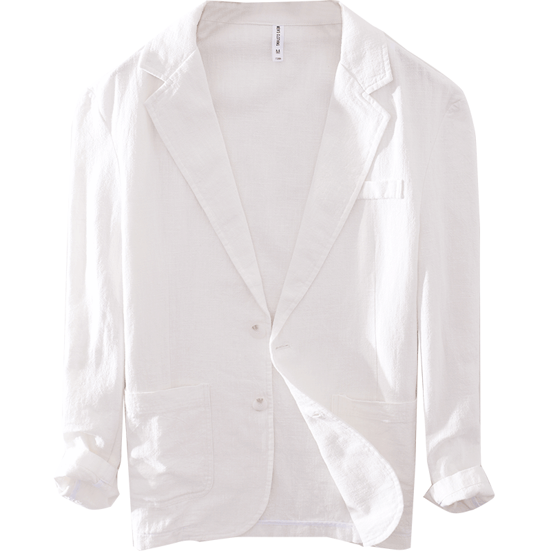 Ji Maiping Refud that the wild leisure ramie small suit men's Japanese loose youth business cotton and linen suit jacket Ji Maiping Refud that the wild leisure ramie small suit men's Japanese loose youth business cotton and linen suit jacket
