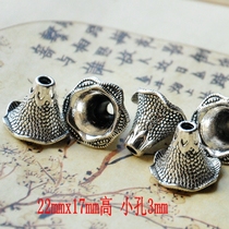 Jewelry accessories ancient silver bronze hats flower horn flower sweater chain necklace material