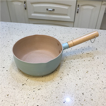 High value new North European wind 18cm20cm snow panning pot induction cooker instant noodle pan frying small non-stick pot milk pot