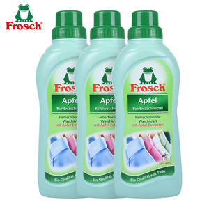 Frosch/福纳丝 彩色衣物固色洗衣液防串色染色护色750ML3瓶装