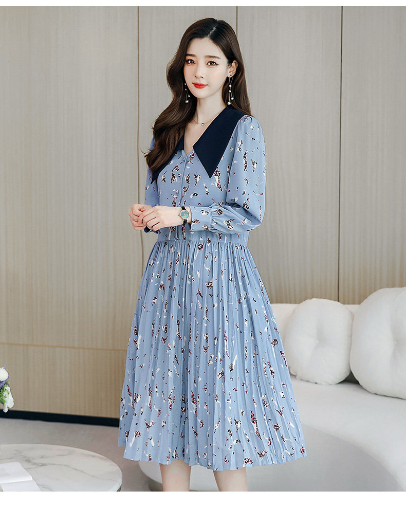 潮流舒适时尚连衣裙长袖2020年春季中长款休闲优雅