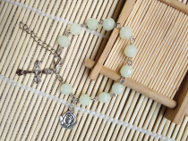 Luminous Rose Exorcism Bracelet One end Rosary Christian Jewelry Catholic Relics Italian bracelet