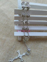 Catholic Rosary beads Holy relics for men and women couples Cross Exorcism bracelet Rosary beads bracelet
