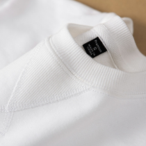 340g weight lbs wool circles cloth inverted triangular round collar necropolis coat pure white blouses pure color thick solid casual loose male and female