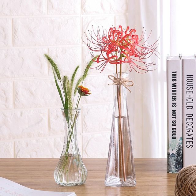 Small floor-to-ceiling home simple water bamboo small vase straight vertical vertical section rich bamboo garden water glass vase Small floor-to-ceiling home simple water bamboo small vase straight vertical vertical section rich bamboo garden water glass vase