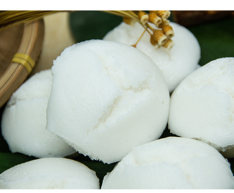 恩施酒酿米馒头发糕米糕泡粑米粑粑土家特产手工传统早餐点心小吃