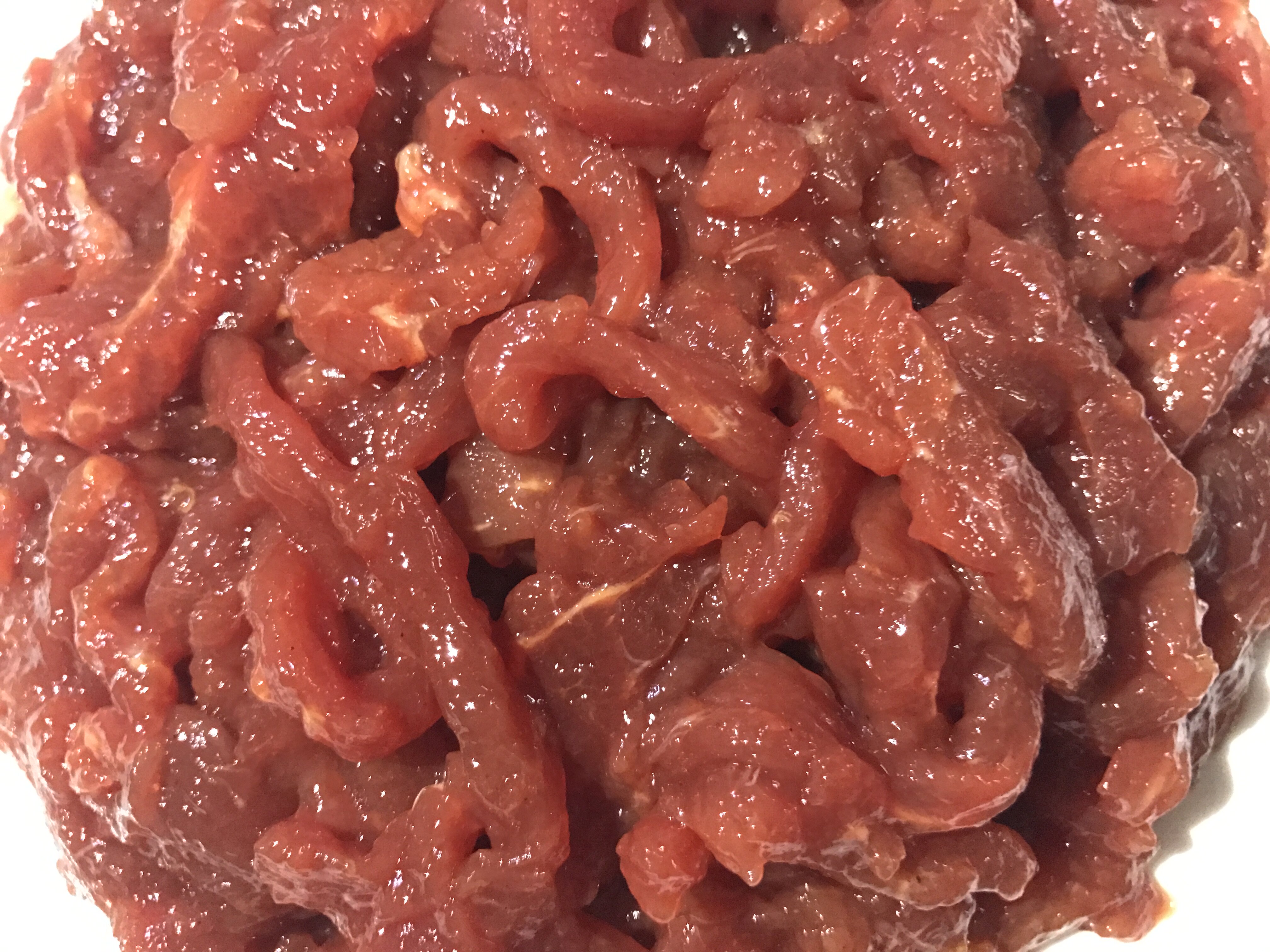 调理牛肉丝5斤 生鲜冷冻腌制半成品方便菜冒菜餐厅牛肉 厂家顺丰