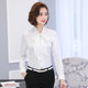 Bowknot shirt female long-sleeved chiffon shirt 2020 autumn new tooling shirt formal wear professional wear white shirt Bowknot shirt female long-sleeved chiffon shirt 2020 autumn new tooling shirt formal wear professional wear white shirt
